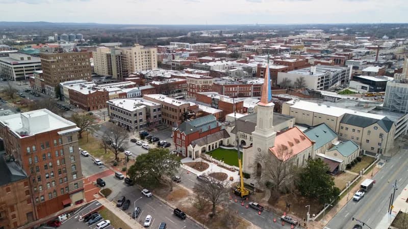 The skate park area of Carolyn Crayton Park in Macon, Georgia, where 12 teenagers were shot